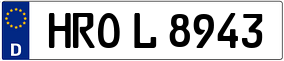 Truck License Plate